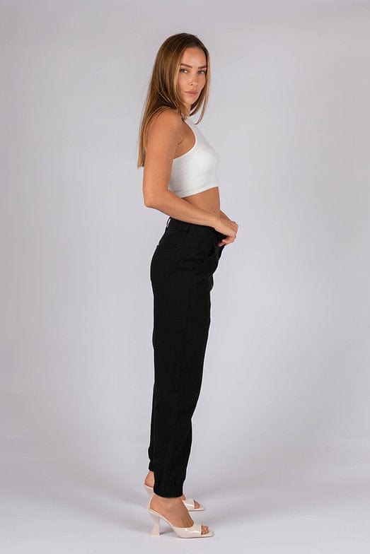 By Lily (Wakee Denim) Genie Pant Jeans - Black and Brown