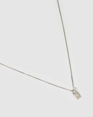 Izoa Cairo Necklace Silver Clear