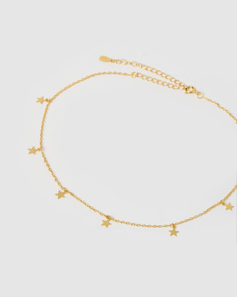 Izoa Nevaeh Choker Necklace Gold