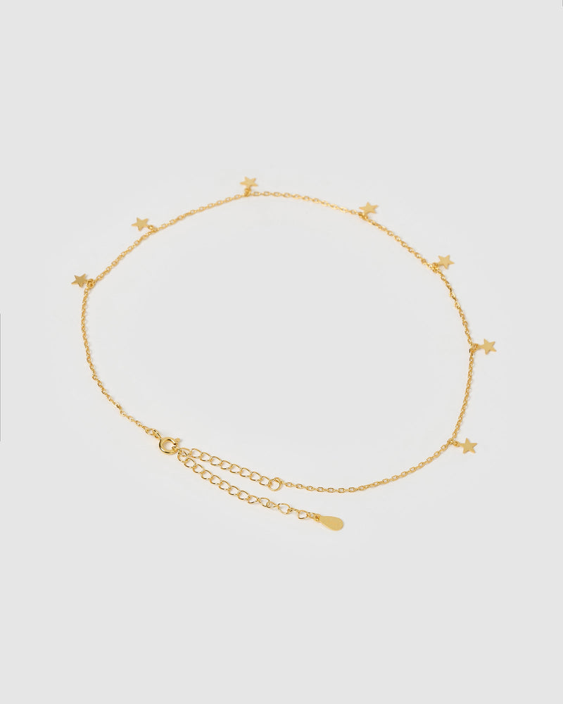 Izoa Nevaeh Choker Necklace Gold