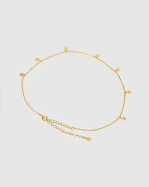 Izoa Nevaeh Choker Necklace Gold