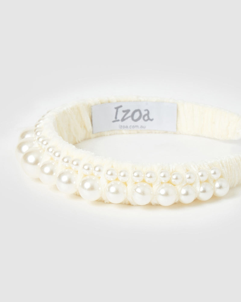 Izoa Alora Headband White