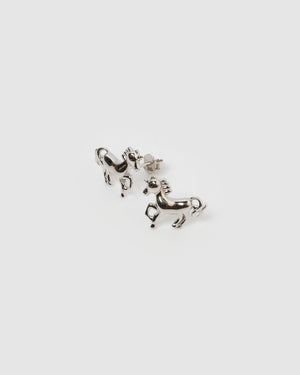 Izoa Kids Ana Stud Earrings Sterling Silver