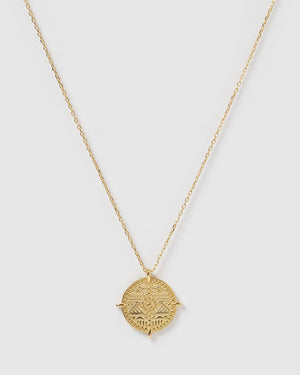 Izoa Ancient City Coin Necklace