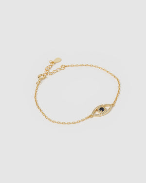 Izoa Arti Eye Bracelet Gold