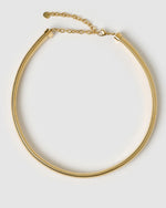 Izoa Aspen Snake Chain Necklace Gold