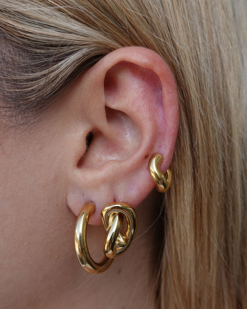 Izoa Bella Ear Cuff Set Gold