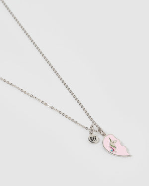 Izoa Kids BFF Necklace Sterling Silver