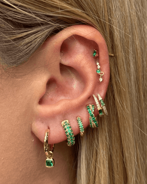 Izoa Bindi Stud Green