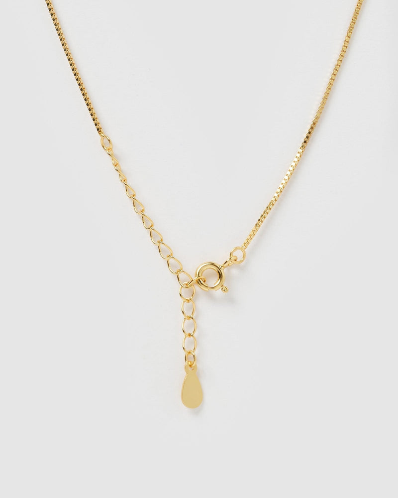 Izoa Cairo Necklace Gold Black