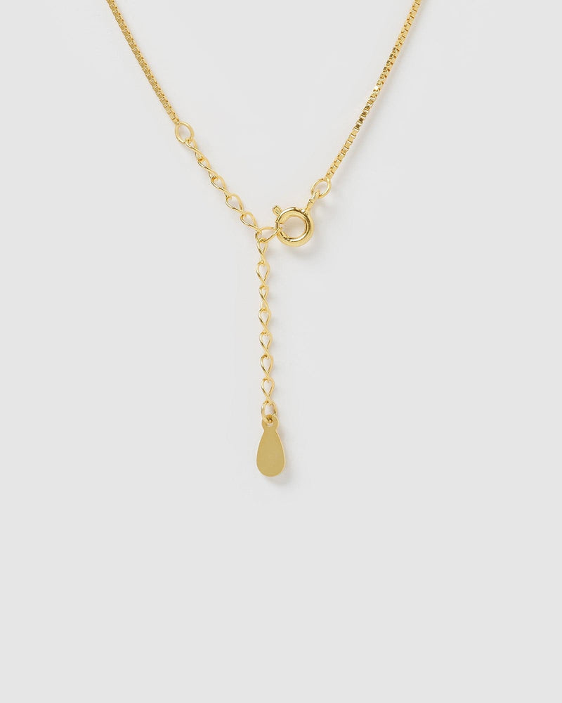 Izoa Cairo Necklace Gold Green