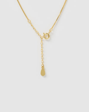 Izoa Cairo Necklace Gold Green