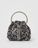 Izoa Crystal Bag Black