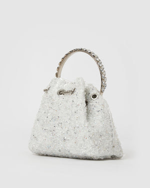 Izoa Crystal Bag White