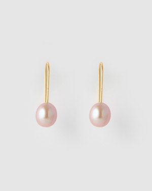 Izoa Daphne Earrings Purple Pearl