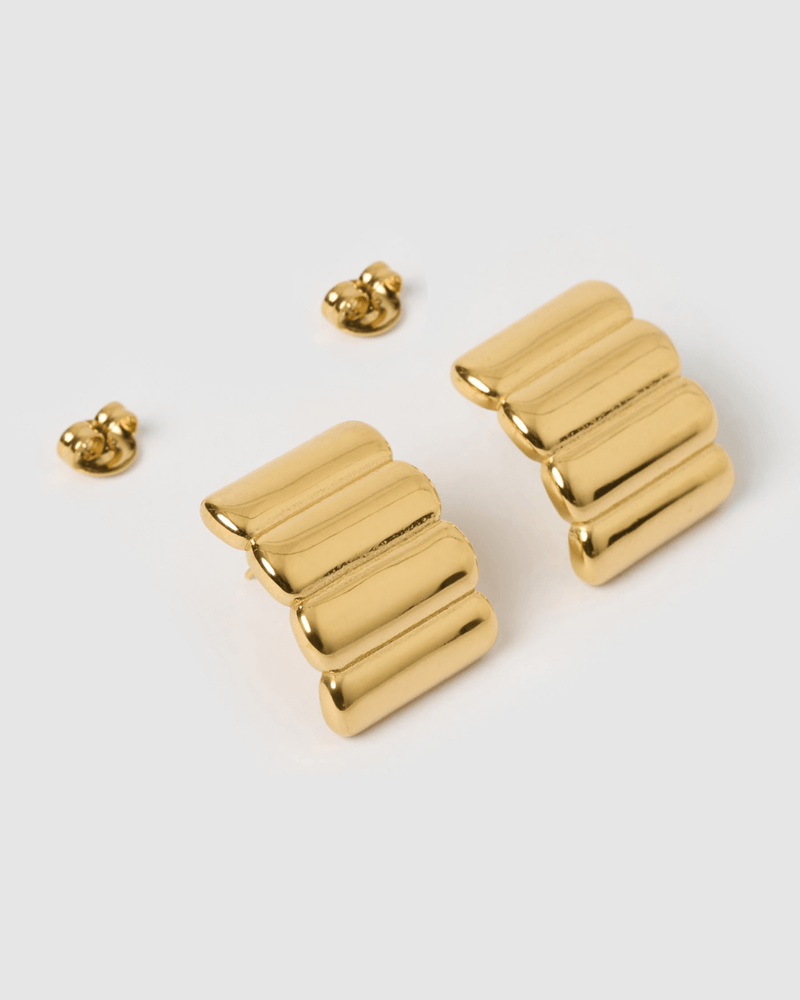 Izoa Delta Stud Earrings