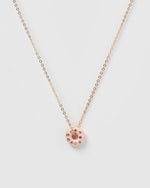 Izoa Kids Donut Necklace Rose Gold