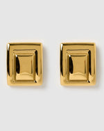 Izoa Evangeline Stud Earrings Gold