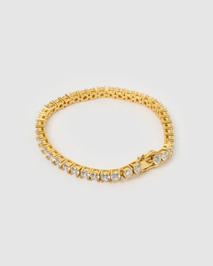 Izoa Grace Tennis Bracelet Gold