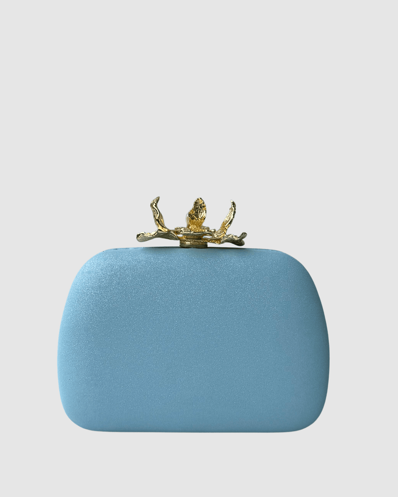 Izoa Bags Izoa Kiara Clutch Blue IZ-KIARACLUTCH-BLUE