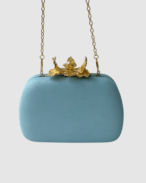 Izoa Bags Izoa Kiara Clutch Blue IZ-KIARACLUTCH-BLUE