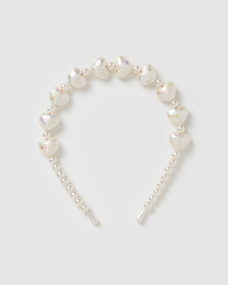 Izoa Love Headband White