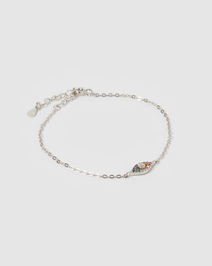 Izoa Mackay Eye Bracelet Sterling Silver Multi