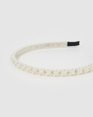 Izoa Margot Headband White