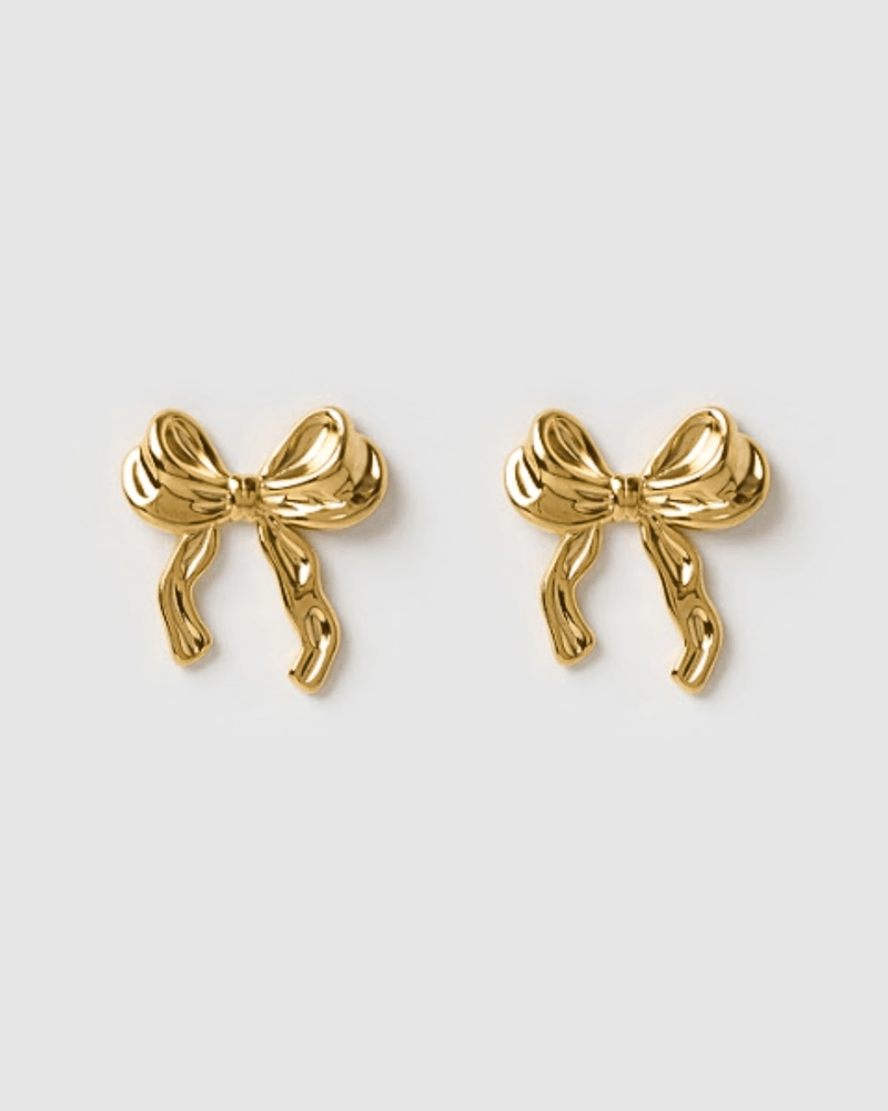 Izoa Marley Bow Stud Earrings