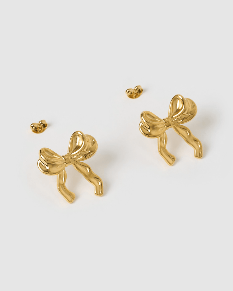 Izoa Marley Bow Stud Earrings