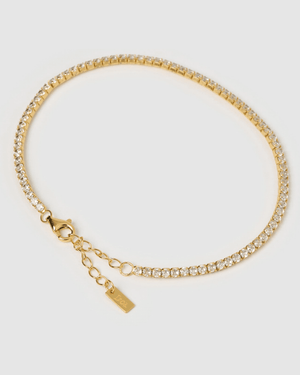 Izoa Mini Tennis Bracelet Gold