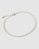 Izoa Mini Tennis Bracelet Silver