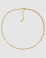 Izoa Mini Tennis Choker Gold