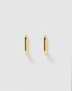 Izoa Mini Tessa Hoop Earrings Gold