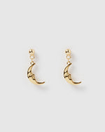 Izoa Moon Earrings Gold