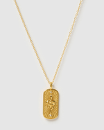 Izoa Alma Pendant Necklace Gold