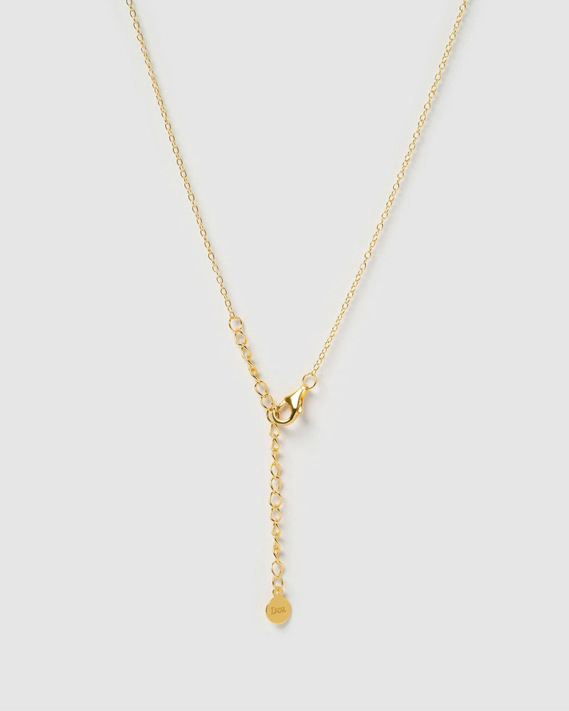 Izoa Alma Pendant Necklace Gold