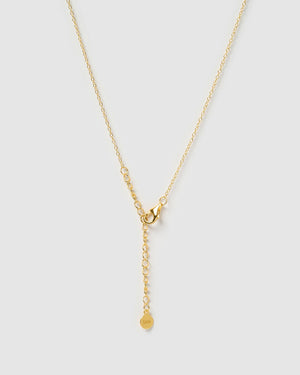 Izoa Alma Pendant Necklace Gold