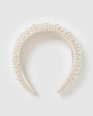 Izoa Pia Headband White