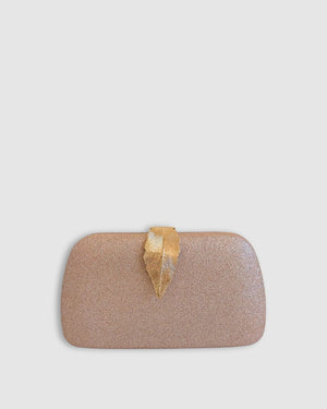 Izoa Rebecca Clutch Rose Gold