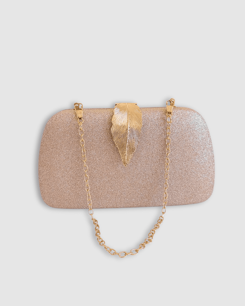 Izoa Rebecca Clutch Rose Gold