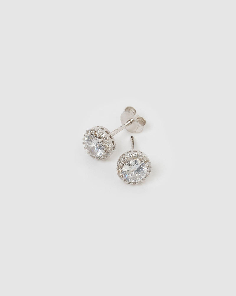 Izoa Kids Remy Stud Earrings Sterling Silver