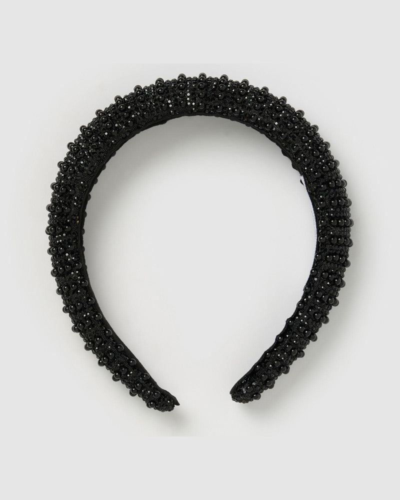 Izoa Saskia Headband Black