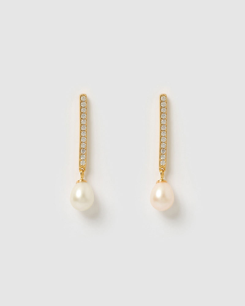 Izoa Shan Pearl Stud Earrings