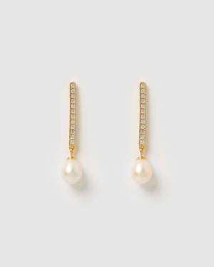 Izoa Shan Pearl Stud Earrings