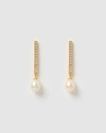 Izoa Shan Pearl Stud Earrings