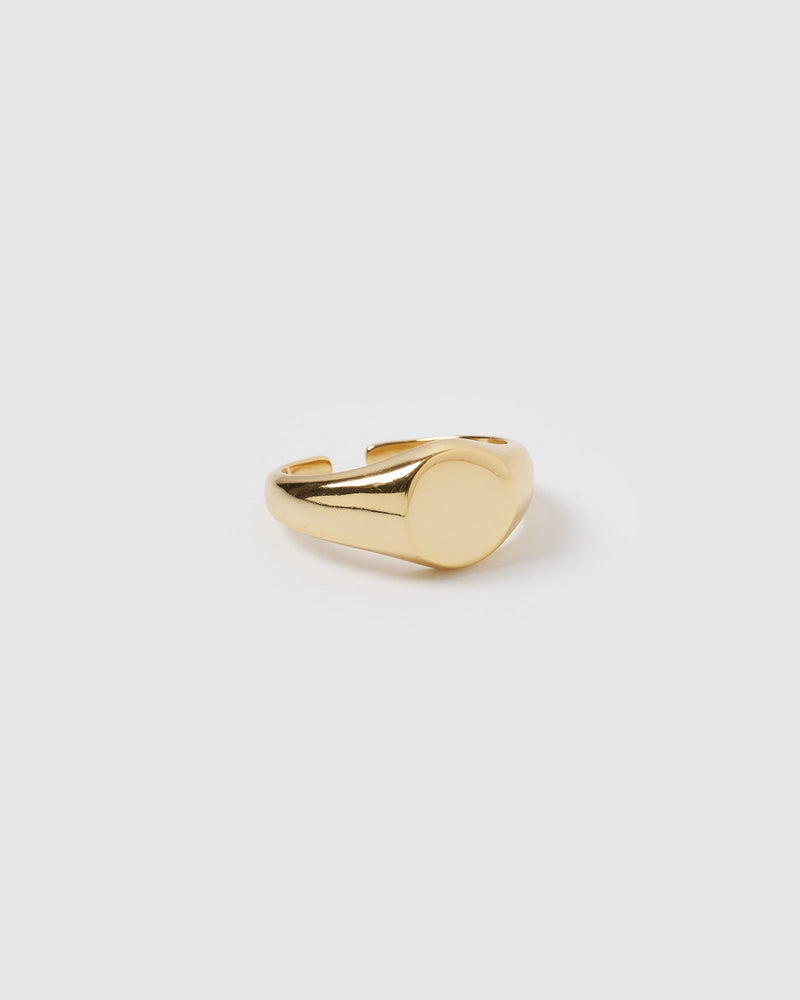 Izoa Signet Ring Gold