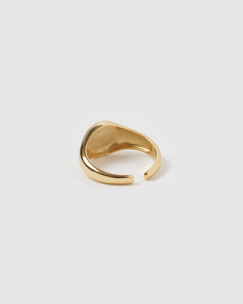 Izoa Signet Ring Gold