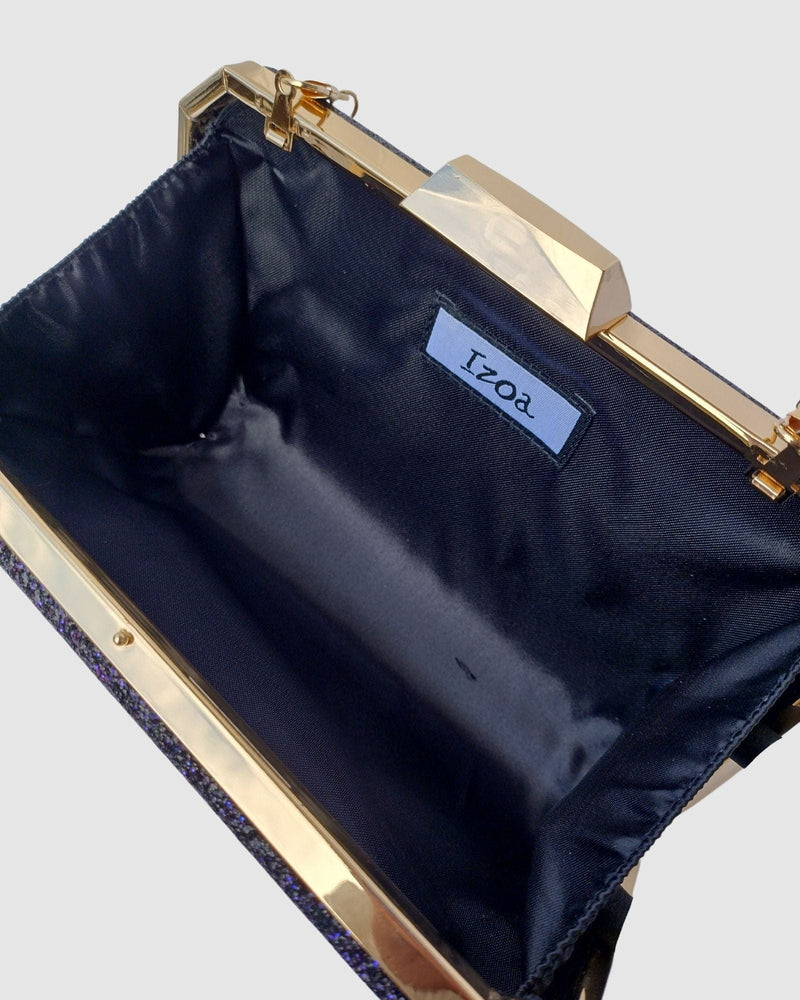 Izoa Stacey Clutch Black