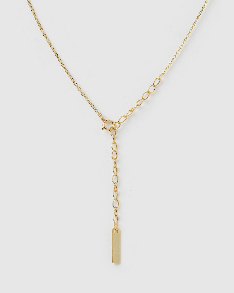 Izoa Star Sign Necklace Leo Gold